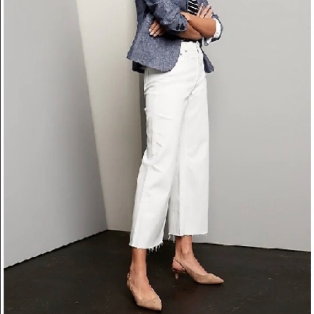 BRF High Rise Wide Leg Crop Jeans